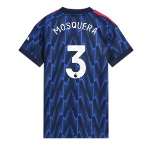Arsenal Cristhian Mosquera #3 Replika Udebanetrøje Dame 2025-26 Kortærmet